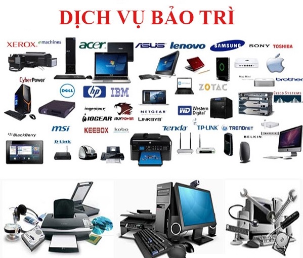 Dịch vụ bảo trì, bảo dưỡng, sửa chữa máy vi tính và thiết bị tin học văn phòng